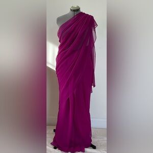 Vintage beautiful mulberry, american chiffon georgette